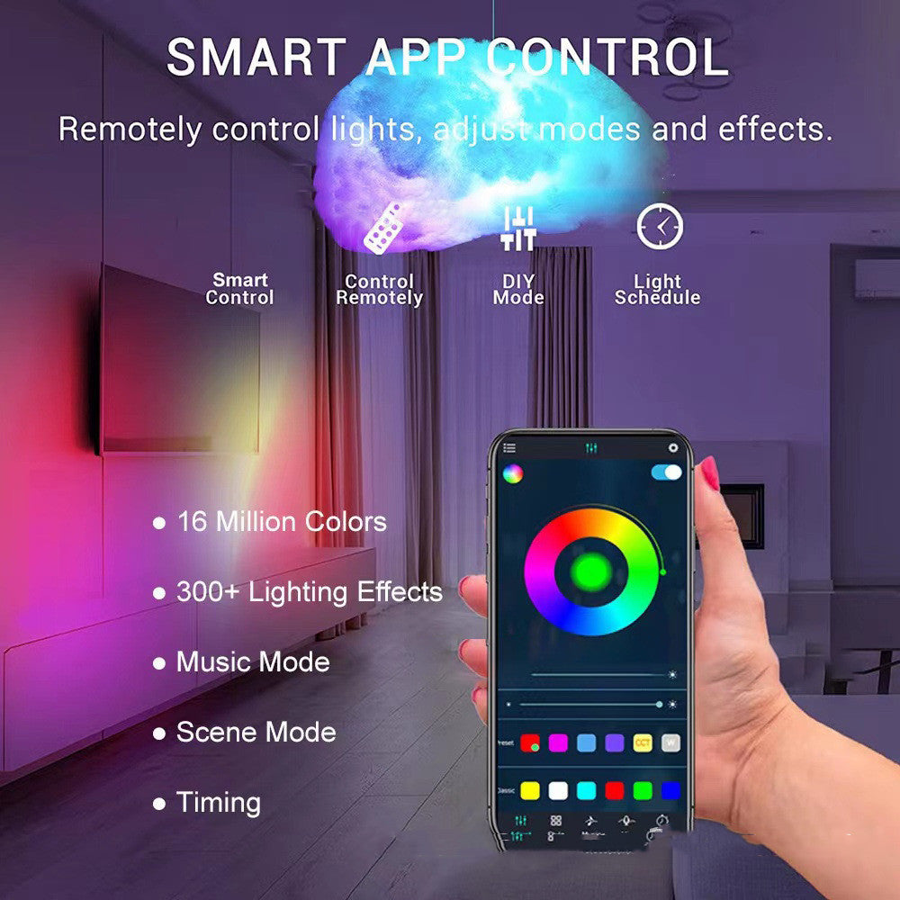 RGB Phantom Thundercloud LED Cloud Light - RGB Illuminations