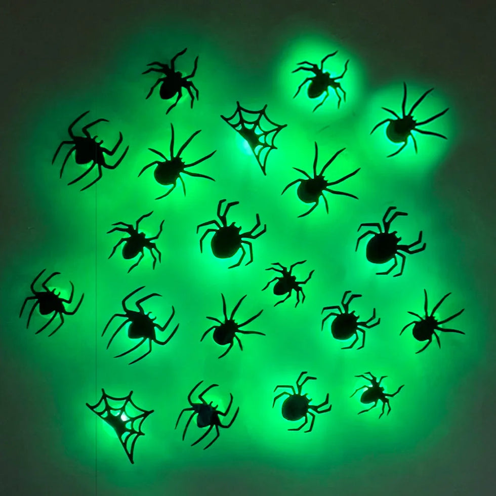 EerieSwarm™ 3D LED Bat & Spider Wall Decorations
