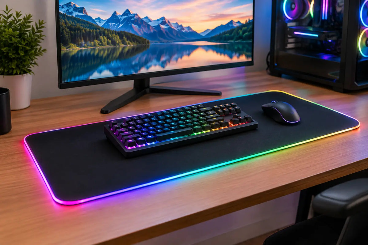 Best RGB Desk Mats for a Setup That Pops