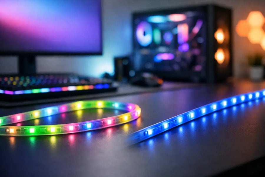 RGBIC versus RGB Strips for Your Setup