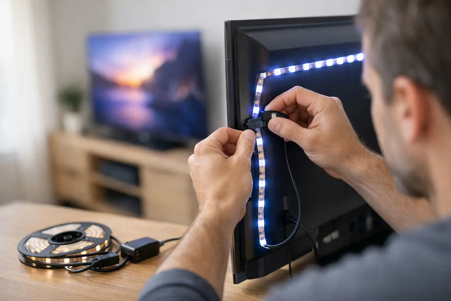 How to Install TV Backlights Safely at Home | RGB Illuminations