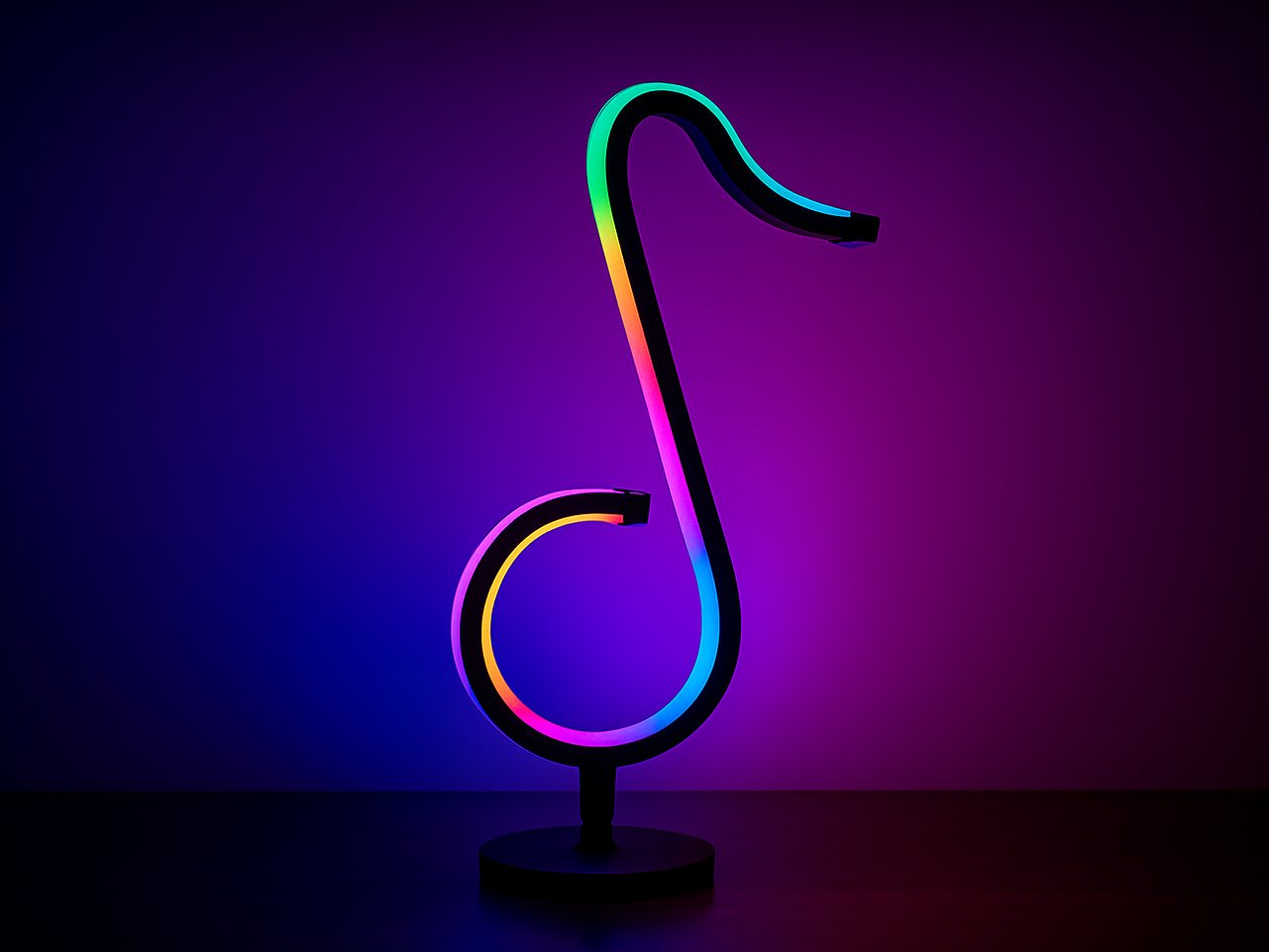 Musical loving lamp - clef lamp RGB Illuminations