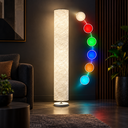 Smart RGB Floor Lamp with six available colour modes