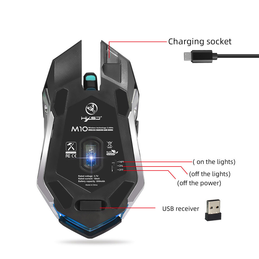 SpectraClick™ RGB Wireless Gaming Mouse — RGB Illuminations product view 6
