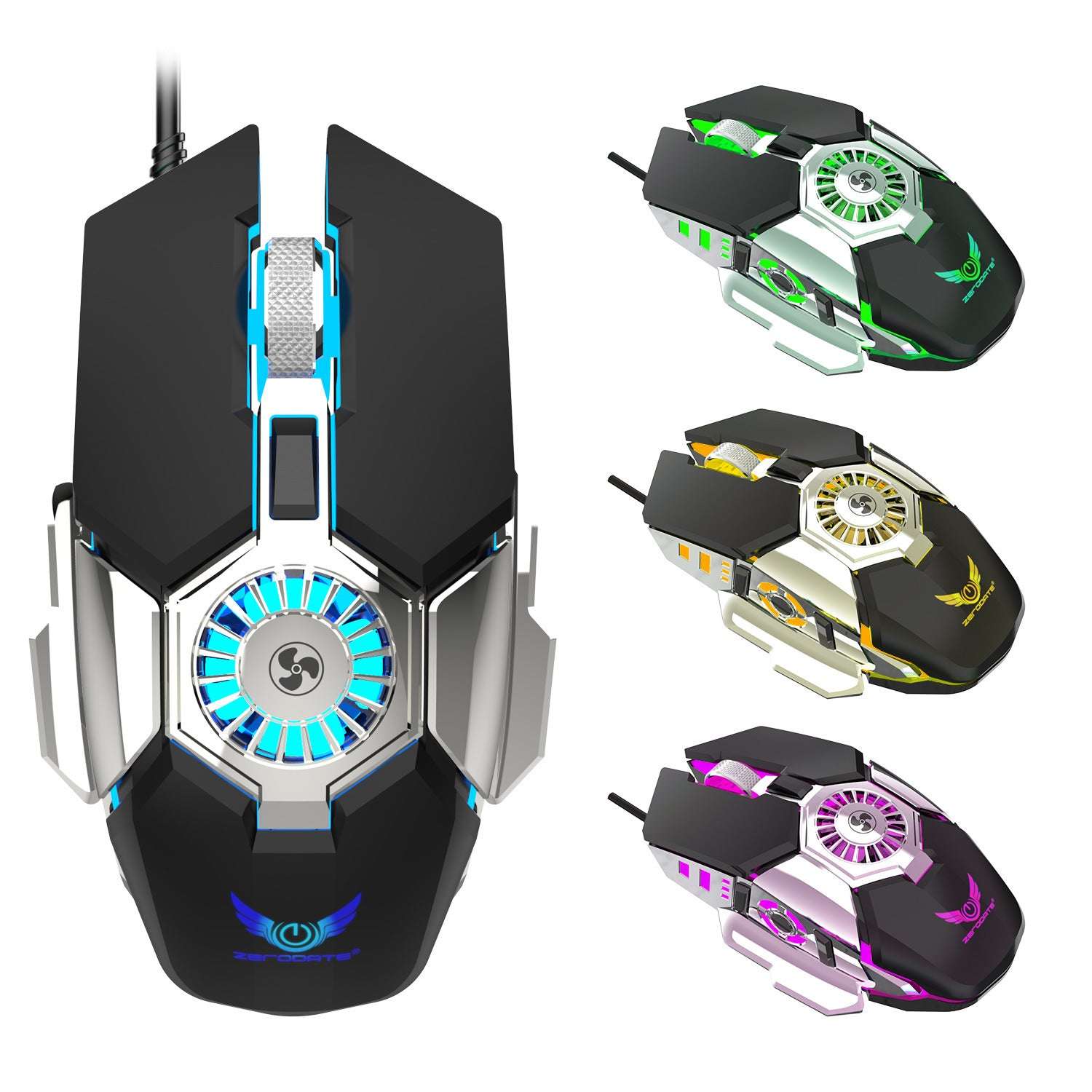 PixelFury™ RGB Wired Mouse