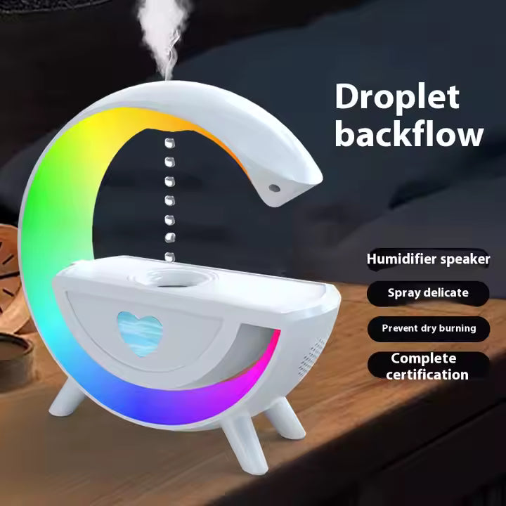 AquaHalo2™ - RGB Anti-Gravity Humidifier Lamp with Bluetooth Speaker — RGB Illuminations product view 5