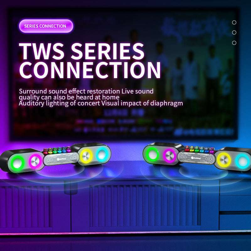 LumaBass™ E-sports Bluetooth Speaker — RGB Illuminations product view 4