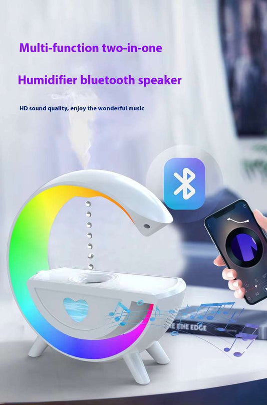 AquaHalo2™ - RGB Anti-Gravity Humidifier Lamp with Bluetooth Speaker RGB Illuminations