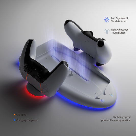 ChillX™ PS5 - Ultimate RGB Lighting |Controller Charging |Cooling Solution RGB Illuminations