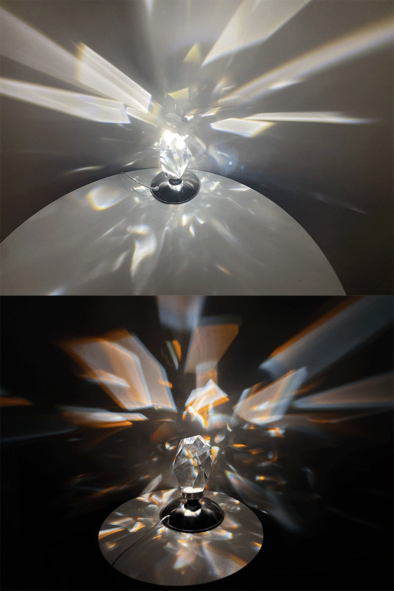 Lumière CrystalGlow™ Desk Lamp - RGB Illuminations
