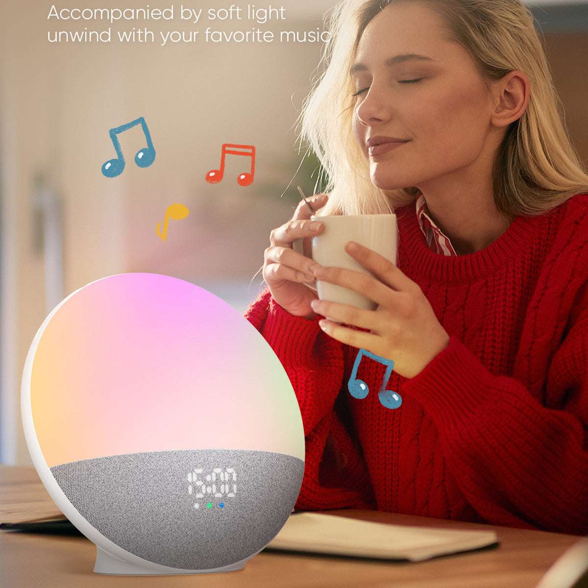 LumiSerenity™ RGB White Noise Speaker — RGB Illuminations product view 2