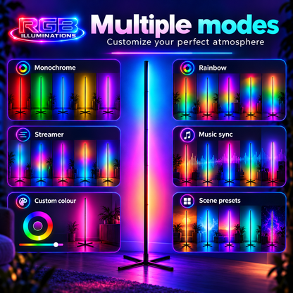 AuraRise™ RGBIC Smart Floor Lamp — product image 4