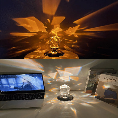 Lumière CrystalGlow™ Desk Lamp - RGB Illuminations