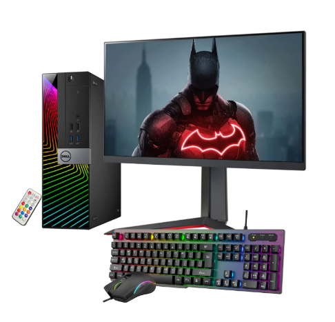 Dell RGB Gaming PC | Intel i7-6700 Processor 3.40 GHz | NVIDIA GT 1030 2GB | 16GB RAM - RGB Illuminations RGB Illuminations