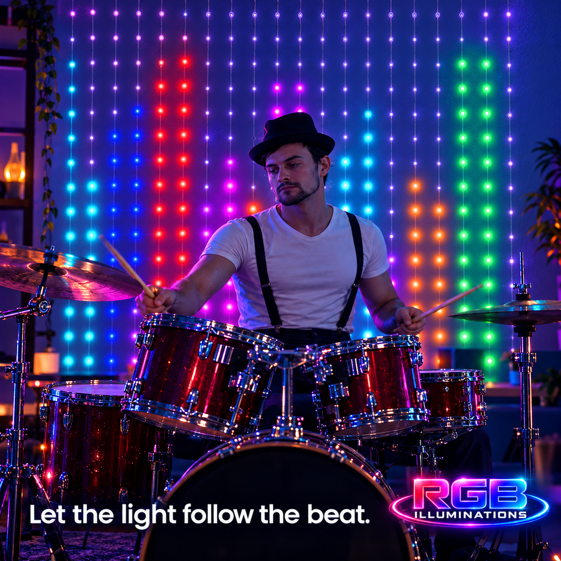 PixelGlow™ RGB Smart Curtain Lights — RGB Illuminations product image