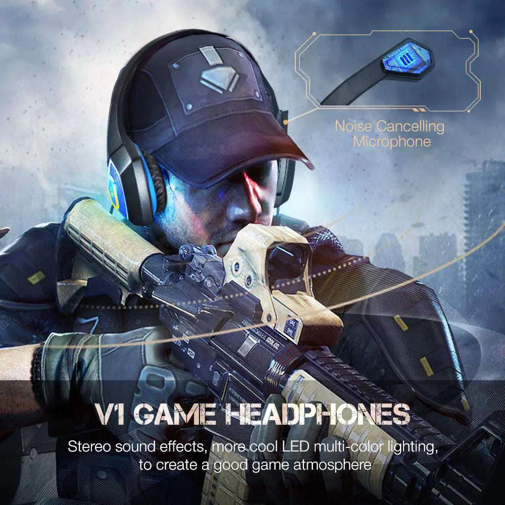 RGB Wired Gaming Headset with LED Lighting — RGB Illuminations product view 6