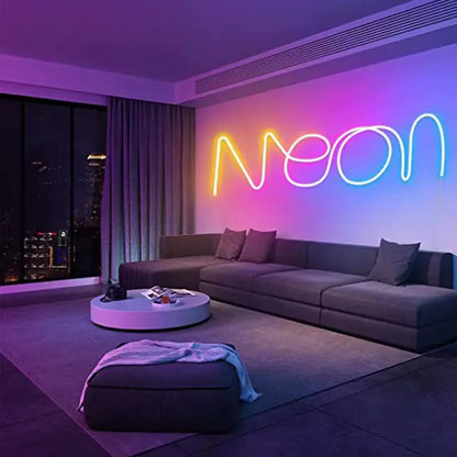 DIY RGB LED Neon Light Strip Kit for Ambiance