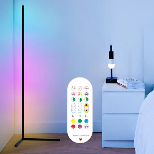 RGB LED Floor Lamp with Remote and Voice Control RGB Illuminations