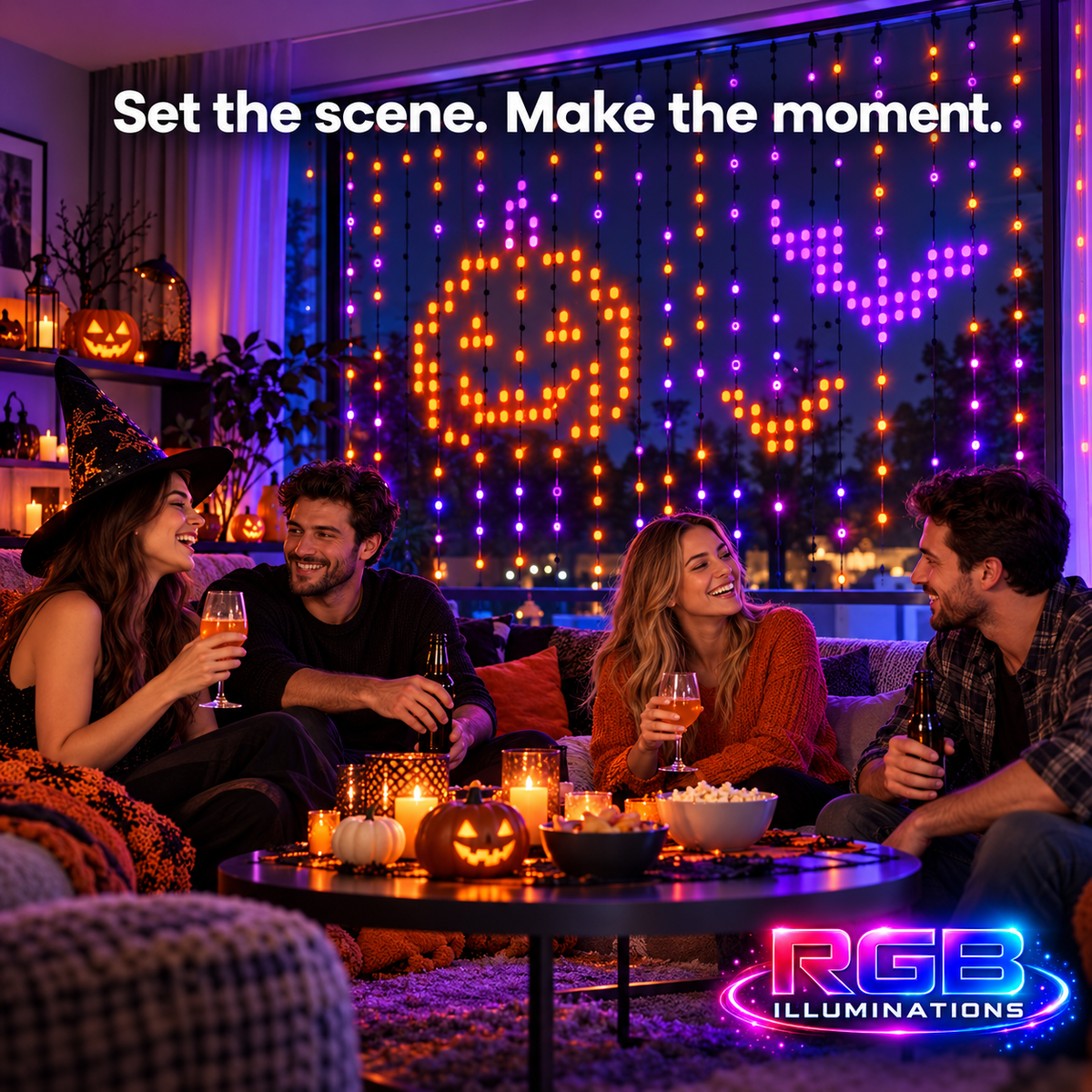 PixelGlow™ RGB Smart Curtain Lights — RGB Illuminations product view 15