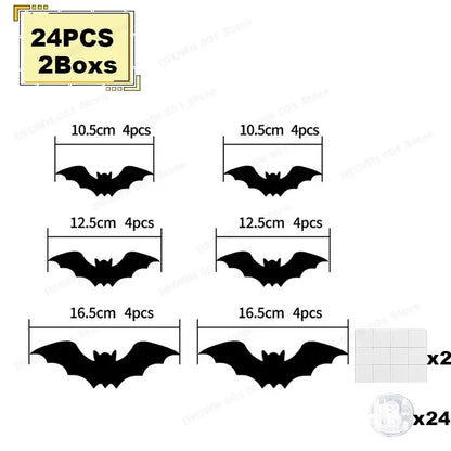 EerieSwarm™ 3D LED Bat & Spider Wall Decorations