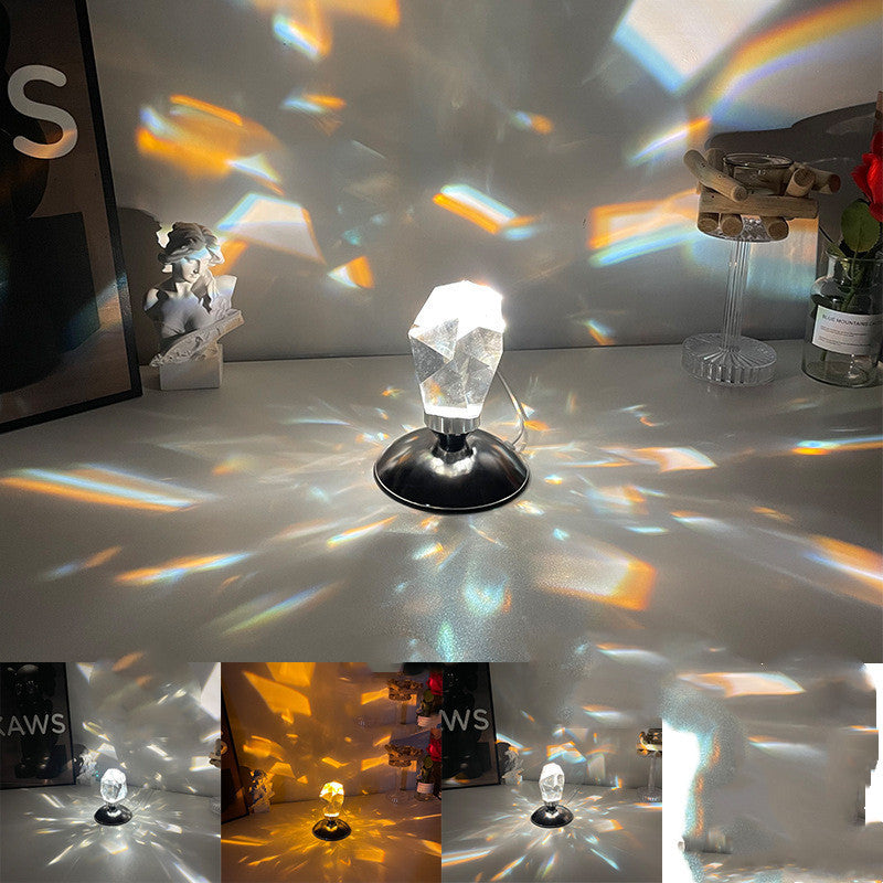 Lumière CrystalGlow™ Desk Lamp - RGB Illuminations