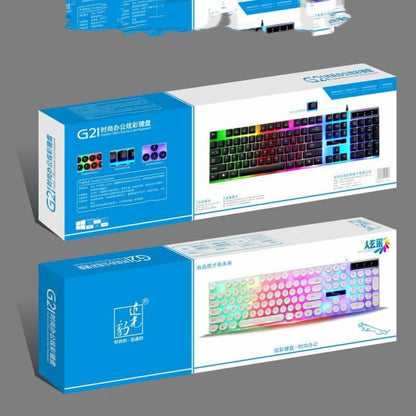 White Waterproof Glass Panel Round Keycap RGB LED - RGB Illuminations