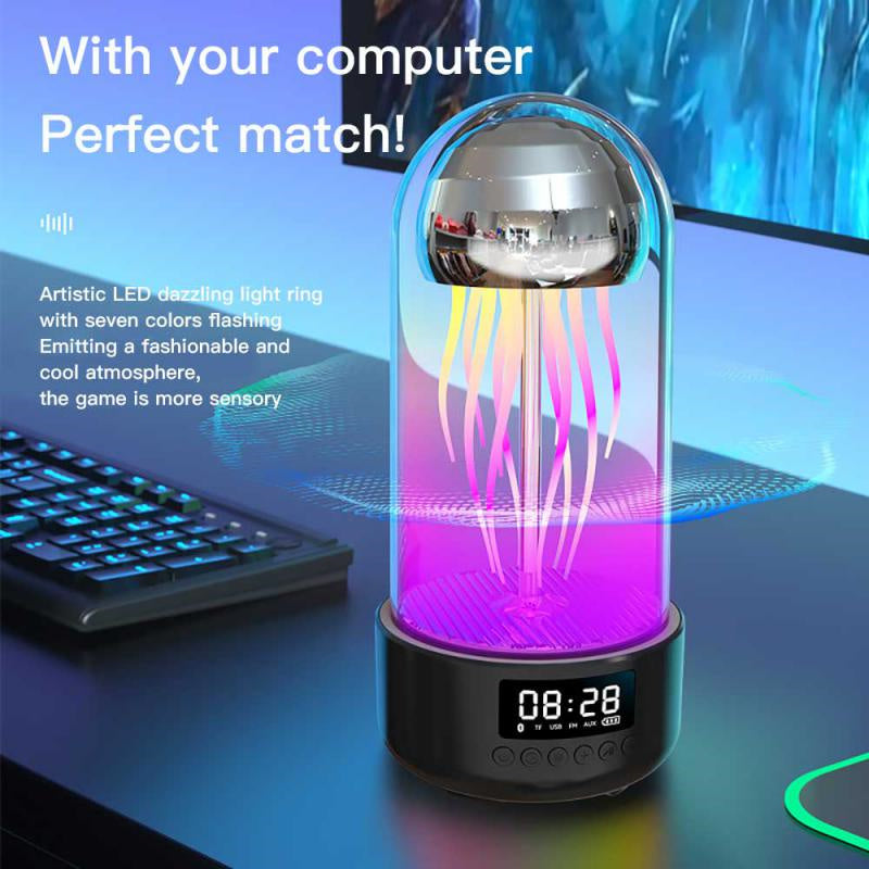 AquaGlow™ jellyfish-inspired ambient light for a desk setup — RGB Illuminations product view 10
