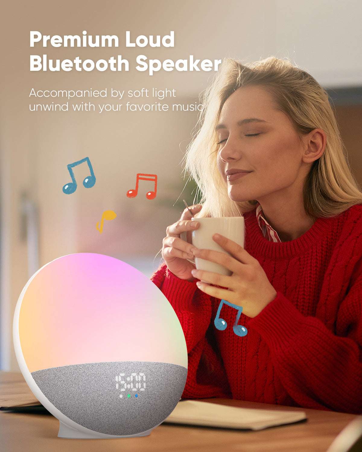 LumiSerenity™ RGB White Noise Speaker — RGB Illuminations product view 4