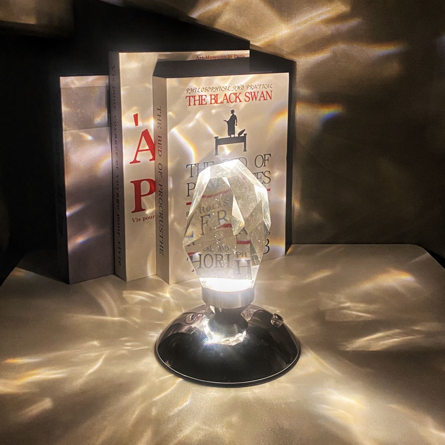 Lumière CrystalGlow™ Desk Lamp - RGB Illuminations