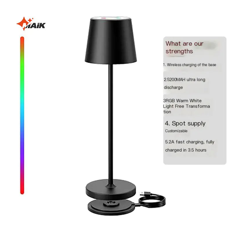 Modern USB Rechargeable RGB Starry Night Lamp