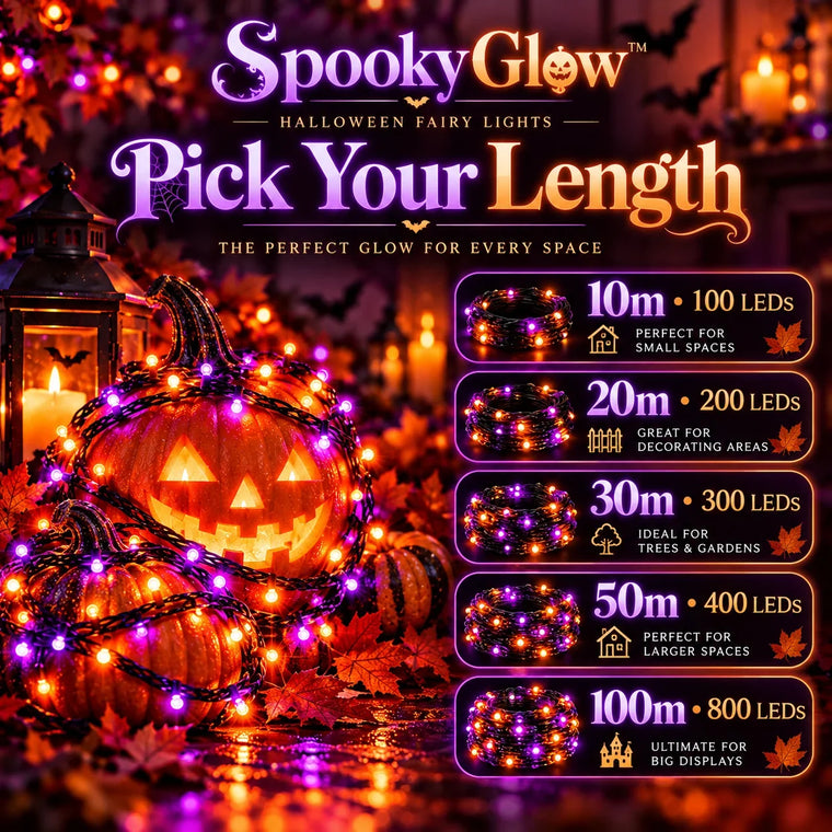 SpookyGlow™ Halloween LED Fairy Lights