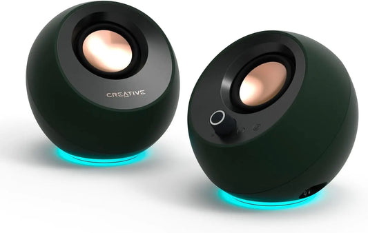Creative Pebble Pro Minimalist 2.0 USB-C Computer Speakers MF1710 - RGB Illuminations RGB Illuminations