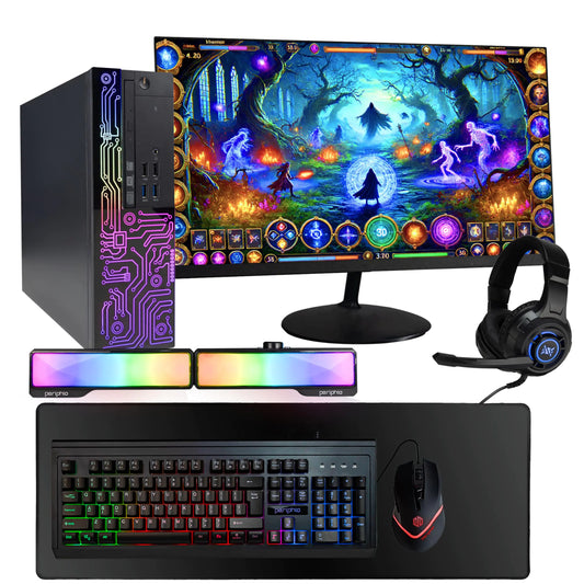 Dell Optiplex Desktop PC | Intel i5-7500 (3.4GHz) | 16GB DDR4 RAM - RGB Illuminations RGB Illuminations